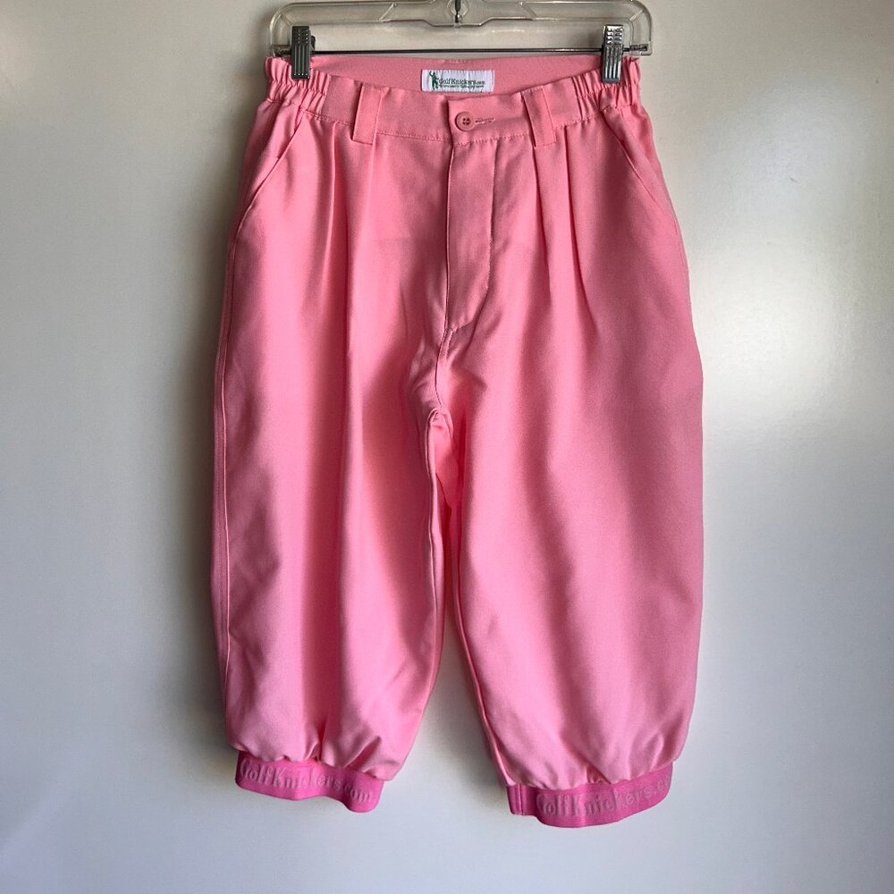 GOLF KNICKERS.COM Pink Pleated Knickers Waist Size 24 ~ EUC